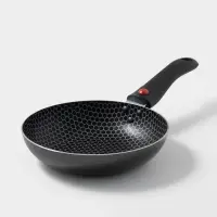 Сковорода Forever, d=18 см, съёмная ручка, стеклянная крышка, антипригарное покрытие, алюминий, чёрная