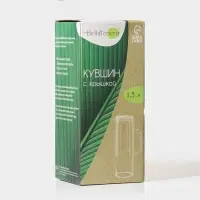 Кувшин BellaTenero &laquo;Эко&raquo;, 1.4 л, 14&times;9&times;27 см, с бамбуковой крышкой, стекло, прозрачный