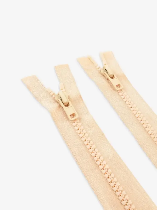 Молния &laquo;Трактор&raquo;, №8, разъёмная, 2 замка, замки автомат, 120 см, светло-бежевая