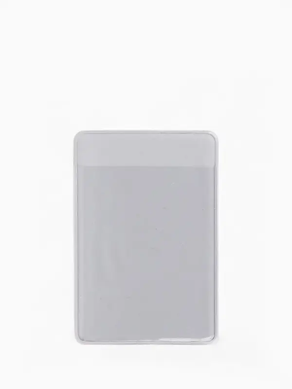 Обложка для проездного, пропуска, с принтом, белая