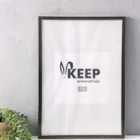 Фоторамка для фото 35&times;50 см Keep memories, Elysian, пластик, чёрный с золотом