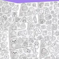 Стикеры-раскраска "Для девочек", 300 наклеек