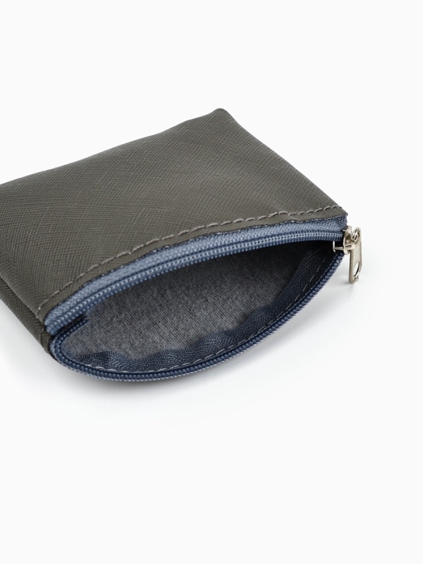 Кошелёк молодёжный, цвет серый, 11 х 7 см Кошелёк молодёжный, цвет серый, 11 х 7 см