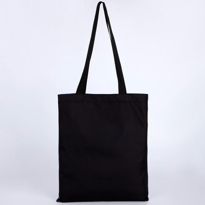 Шопер детский для девочки без застёжки, цвет сиреневый/чёрный Шопер детский для девочки без застёжки, цвет сиреневый/чёрный