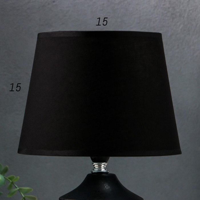 Лампа настольная 16734/1BK E14 40Вт черный  h.32см RISALUX