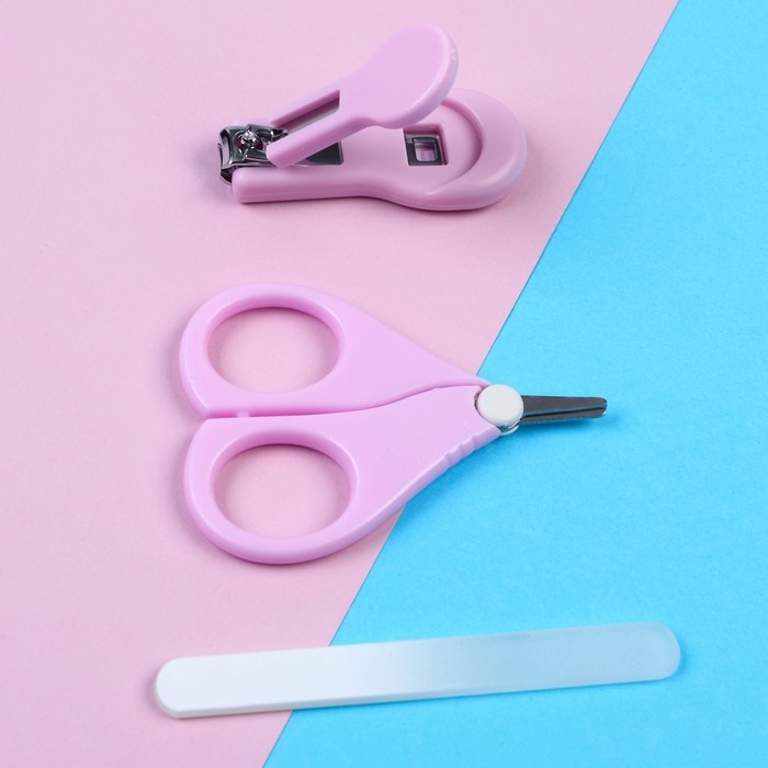 Маникюрный набор детский для самых маленьких «Зайка» (ножницы+щипчики+пилка) Маникюрный набор детский для самых маленьких «Зайка» (ножницы+щипчики+пилка)