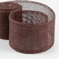 Лента текстильная, 50 мм, 4.5&plusmn;0.5 м, коричневая