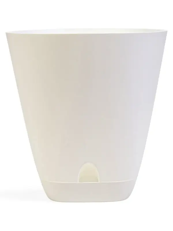 Кашпо с прикорневым поливом 15 л D-29,5см, H-31см Белый Кашпо с прикорневым поливом 15 л D-29,5см, H-31см Белый "Гранд"