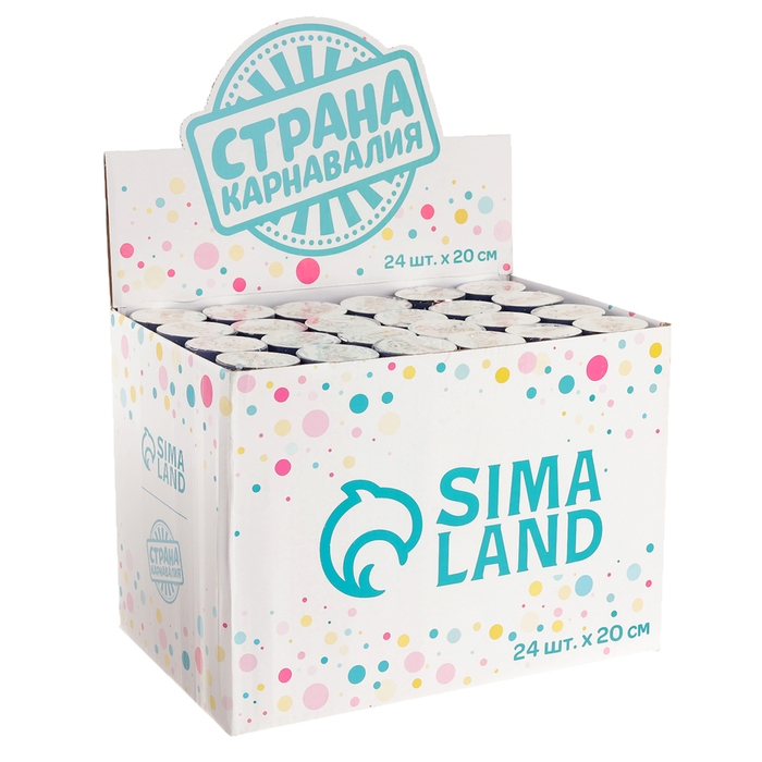 Новогодняя хлопушка пружинная поворотная &laquo; Ледяная змея&raquo; 20 см