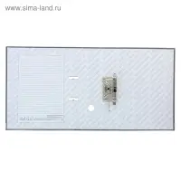 Папка-регистратор А4, 70 мм, ErichKrause &laquo;Бизнес&raquo;, собранный, серый, пластиковый карман, металлический кант, картон 2 мм, вместимость 450 листов