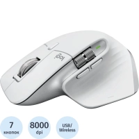 Мышь компьютерная Logitech (910-006560/910-006566)WL MX Master 3S PALE GREY