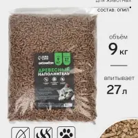 Наполнитель древесный Groomroom, 9 кг (27 л)