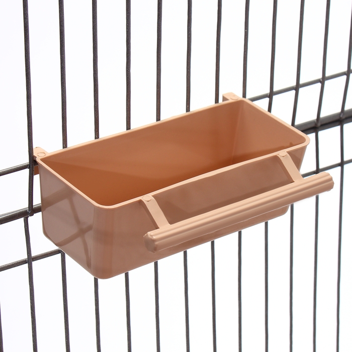 Клетка для птиц Клетка для птиц "Пижон" №104-Б, разборная, 2 секции, 58 х 40 х 88см, бежевая