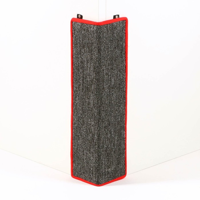 Когтеточка  угловая средняя, ковролиновая с пропиткой, 57 х 13 см, микс цветов Когтеточка  угловая средняя, ковролиновая с пропиткой, 57 х 13 см, микс цветов