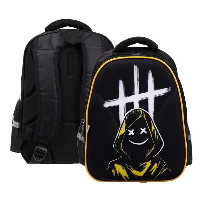 Рюкзак каркасный школьный Calligrata  Рюкзак каркасный школьный Calligrata "Загадочный", 39 х 30 х 14 см