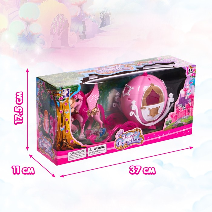 Карета для кукол, с малышкой Карета для кукол, с малышкой