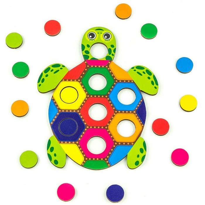 Мозаика «Рыба и черепаха» d кружочка: 2 см Мозаика «Рыба и черепаха» d кружочка: 2 см