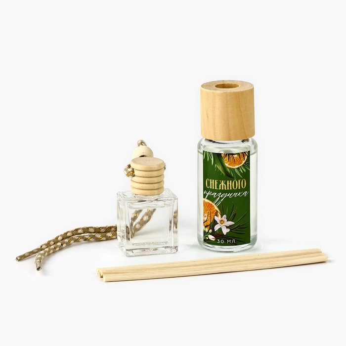 Аромадиффузор ароматический палочки «Новогодняя коллекция: Счастья в новом году», аромат цитрус