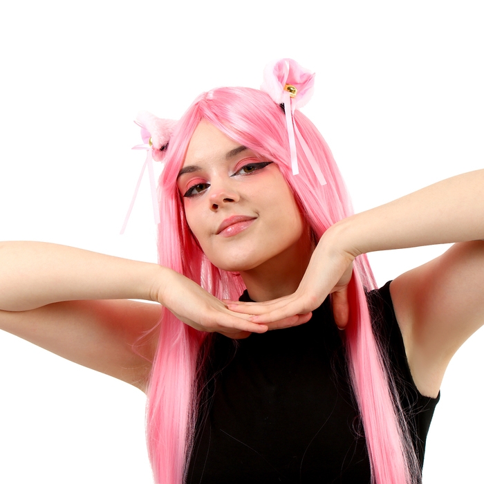 Карнавальный набор «Аниме тян», р. 44-46, цвет розовый Карнавальный набор «Аниме тян», р. 44-46, цвет розовый