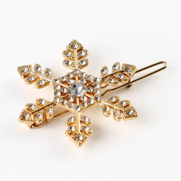 Заколка для волос новогодняя «Верь в мечту», на Новый год, снежинка, 55 х 35 см Заколка для волос новогодняя «Верь в мечту», на Новый год, снежинка, 55 х 35 см