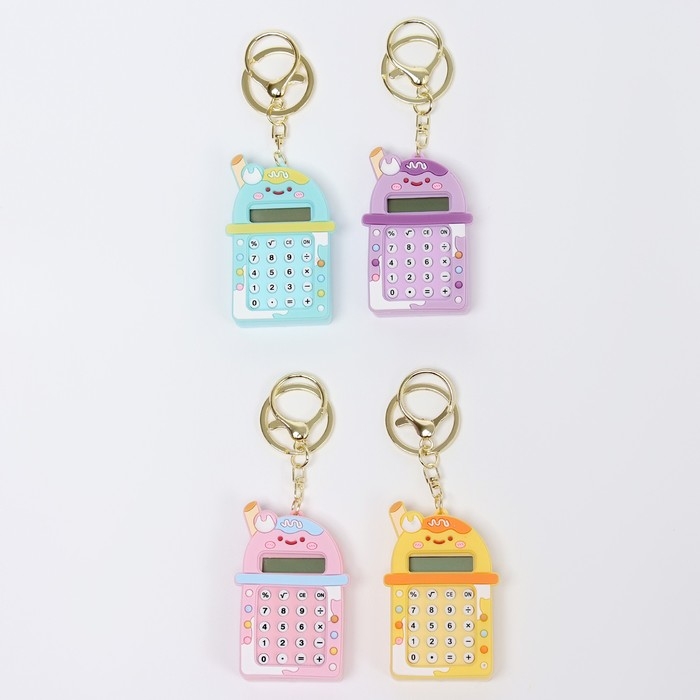 Головоломка-лабиринт «Коктейль» с калькулятором, на брелоке, цвета МИКС Головоломка-лабиринт «Коктейль» с калькулятором, на брелоке, цвета МИКС