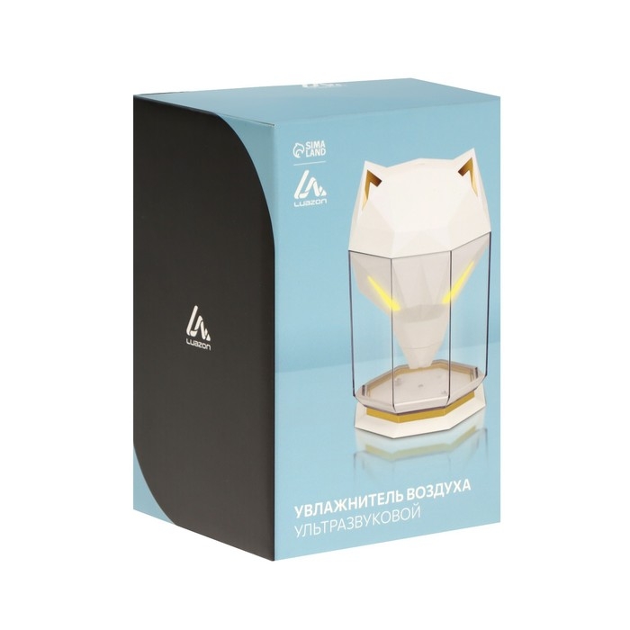 Увлажнитель воздуха Luazon HM-12  Увлажнитель воздуха Luazon HM-12 "Волк", ультразвуковой, 650 мл, 2 Вт, погружной, USB,черный