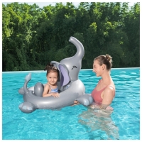 Лодочка надувная Funspeakers Elephant Baby Boat, 96.5 х 84 см, со встроенным динамиком, 34152