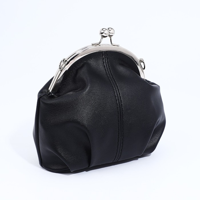 Сумка кросс-боди Vita на фермуаре, цвет чёрный Сумка кросс-боди Vita на фермуаре, цвет чёрный