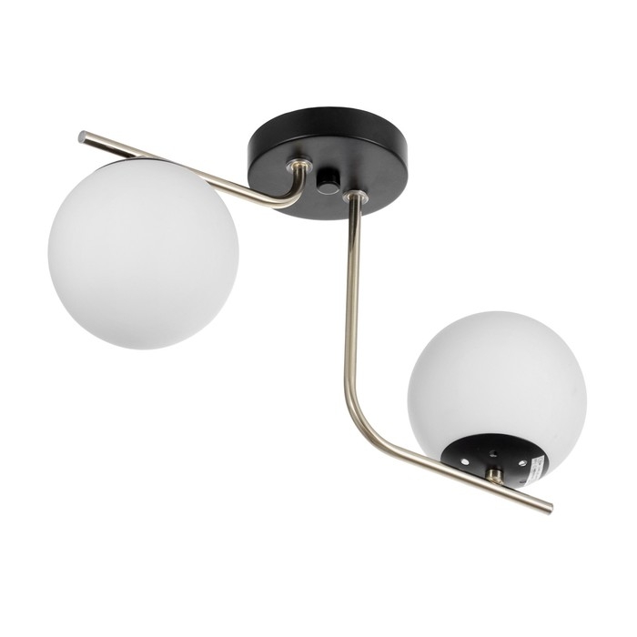 Люстра Люстра "Скарлет" 2х40Вт Е27 Чёрный, золото 33х13,5х16см