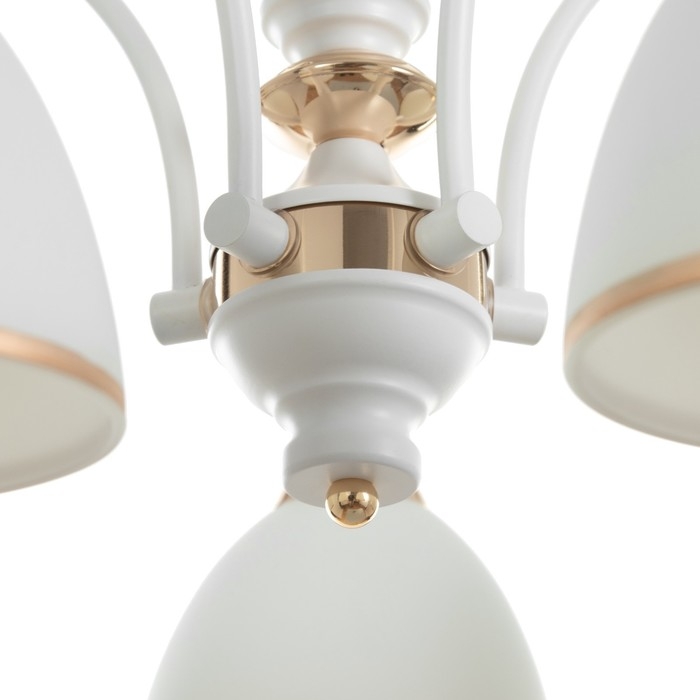 Люстра Люстра "Сампи" 5хЕ27 40Вт белый 59х59х53 см BayerLux