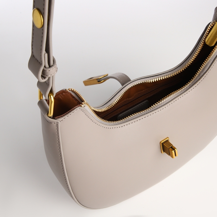 Сумка женская на молнии TEXTURA, маленький размер, цвет серый Сумка женская на молнии TEXTURA, маленький размер, цвет серый