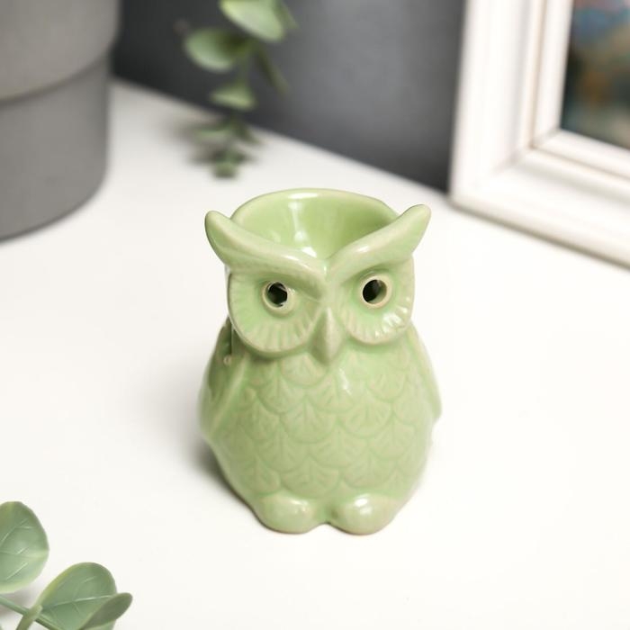 Аромалампа керамика Аромалампа керамика "Растерянный совёнок" МИКС 8х6,5х5,5 см