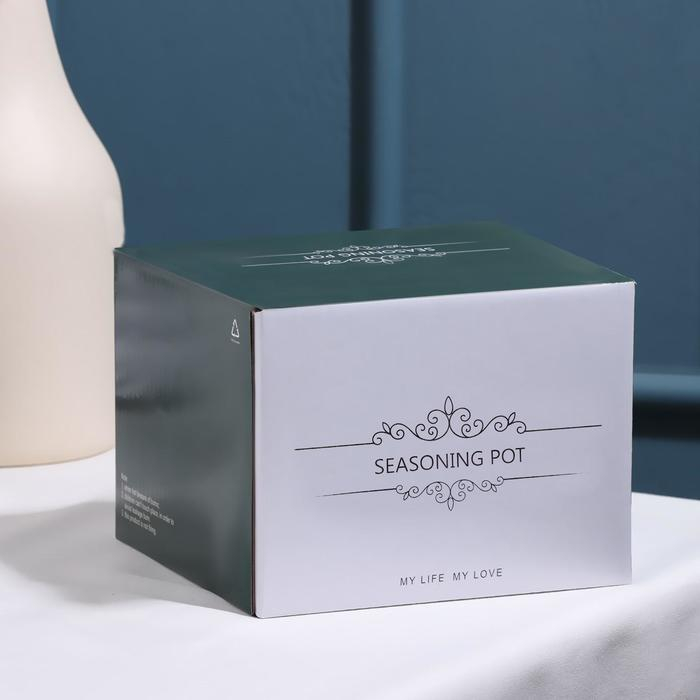 Соусник керамический «Марбл», 150 мл, d=8 см, с подставкой и крышкой Соусник керамический «Марбл», 150 мл, d=8 см, с подставкой и крышкой