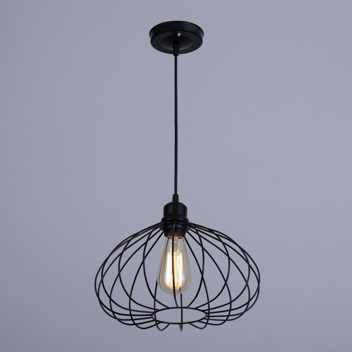 Люстра Вексана Подвес BayerLux цвет таинственный черный 1х40Вт цоколь E27