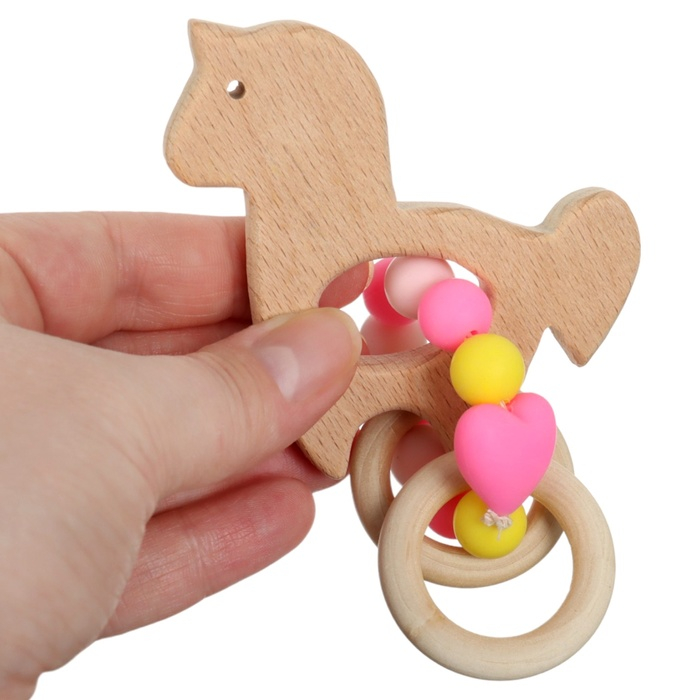 Подарочный набор: Держатель для соски-пустышки и прорезыватель «Принцесса», Mum&Baby Подарочный набор: Держатель для соски-пустышки и прорезыватель «Принцесса», Mum&Baby