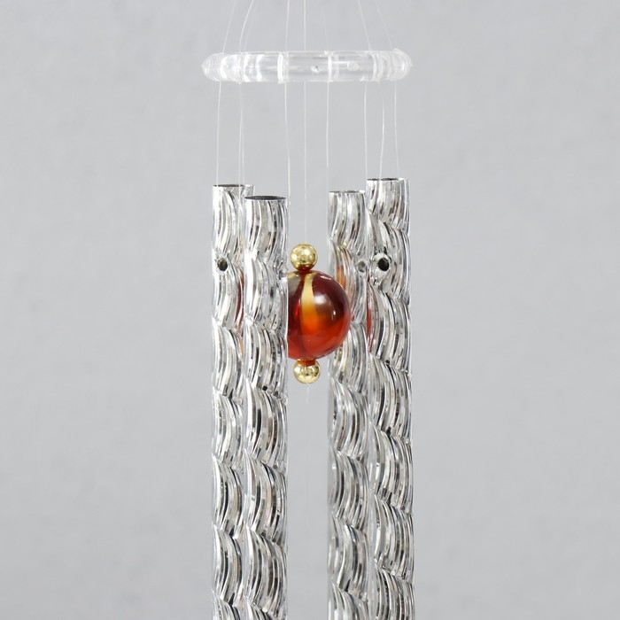 Музыка ветра металл Музыка ветра металл "Слоны" 4 трубочки 1 фигурка 57 см