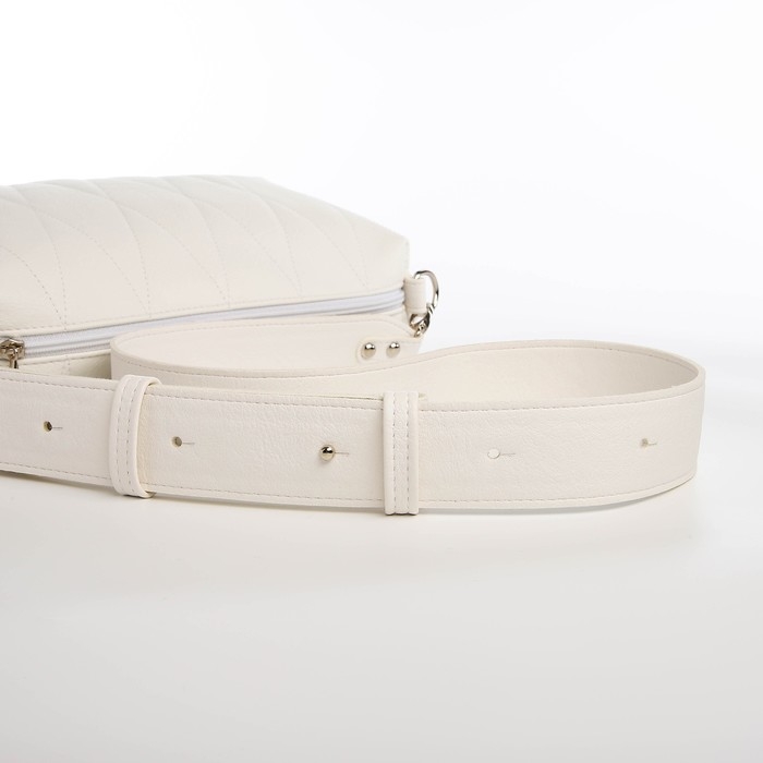 Сумка женская через плечо TEXTURA , средний размер, цвет белый Сумка женская через плечо TEXTURA , средний размер, цвет белый