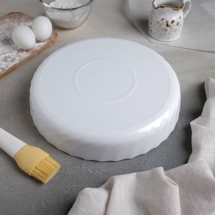 Форма для запекания стеклокерамическая Trianon, 1,5 л, d=26 см, цвет белый Форма для запекания стеклокерамическая Trianon, 1,5 л, d=26 см, цвет белый