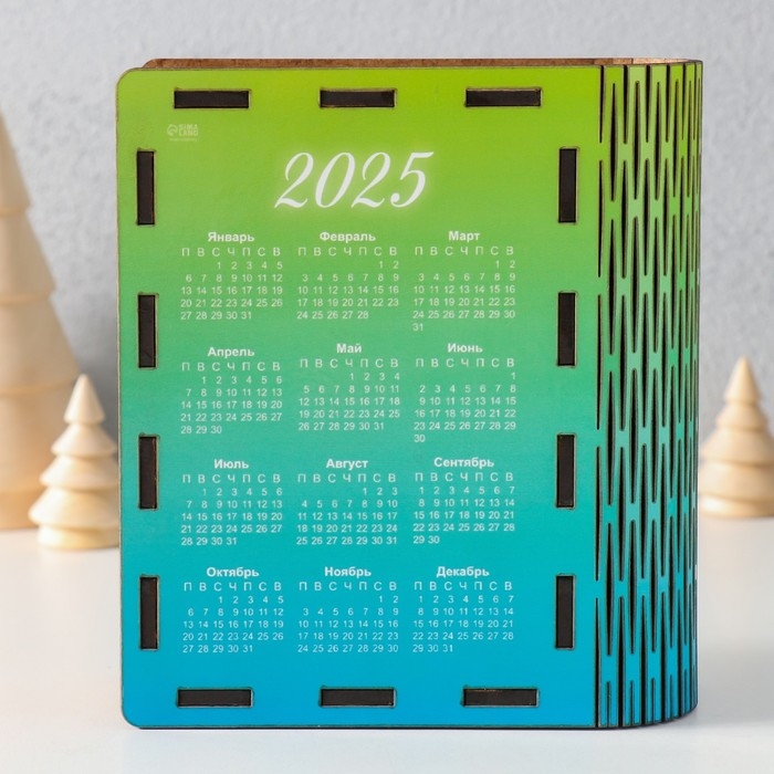 Новогодняя копилка-шкатулка  Новогодняя копилка-шкатулка "Верь в чудеса" 14х12х5 см