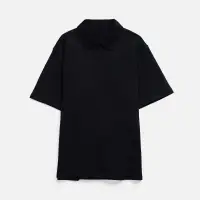 Рубашка поло унисекс Tiimi, черная, размер M/L