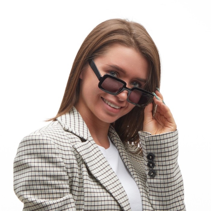 Очки солнцезащитные Очки солнцезащитные "OneSun", uv 400, дужка 14.5 см, ширина 14 см, линза 3 х 4.5 см