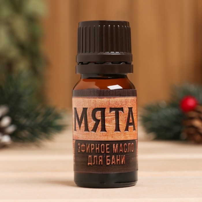 Эфирное масло для бани и сауны Эфирное масло для бани и сауны "С легким паром" аромат мята, 10 мл