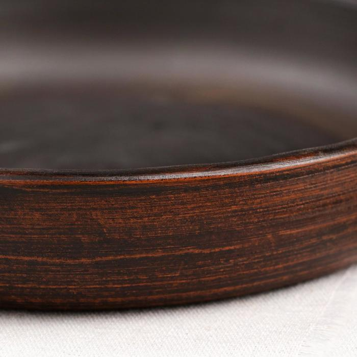 Форма для запекания «Кеци», гладкая, d=18 см, красная глина