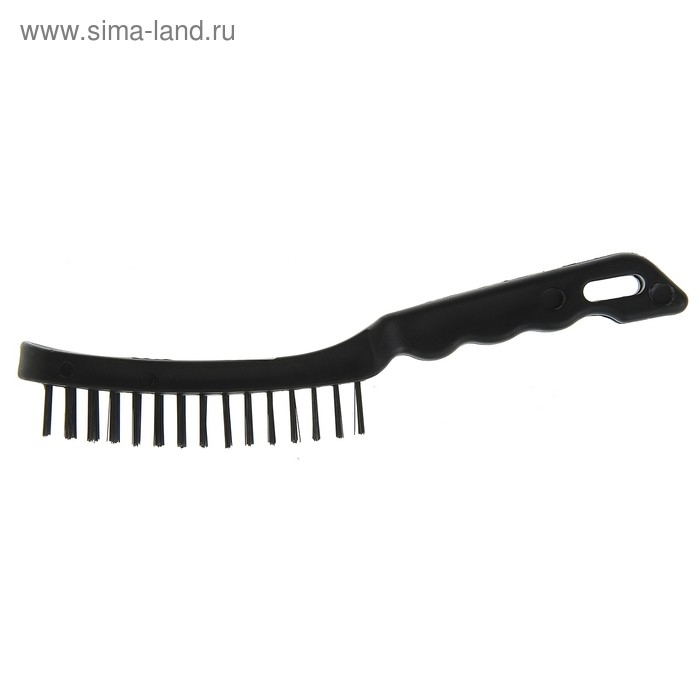 Щетка металлическая ручная ЛОМ, пластиковая рукоятка, 4-рядная Щетка металлическая ручная ЛОМ, пластиковая рукоятка, 4-рядная
