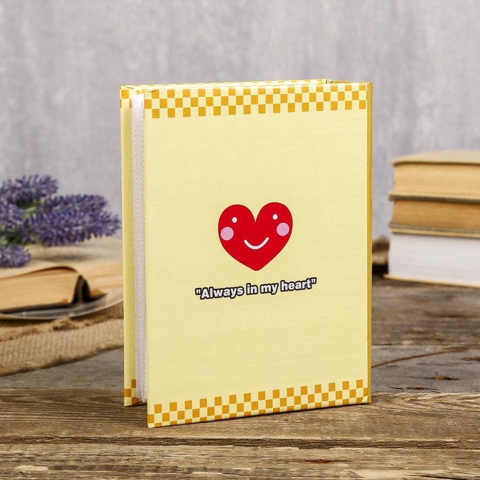 Фотоальбом на 96 фото 10х15 см Фотоальбом на 96 фото 10х15 см "Сердца, любовь" МИКС 16,5х12,5х5 см