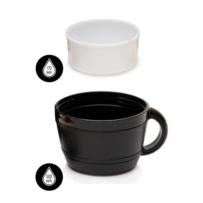 Термос, 2.5 л, Ямал, с двумя кружками, сохраняет тепло 20 ч, черный