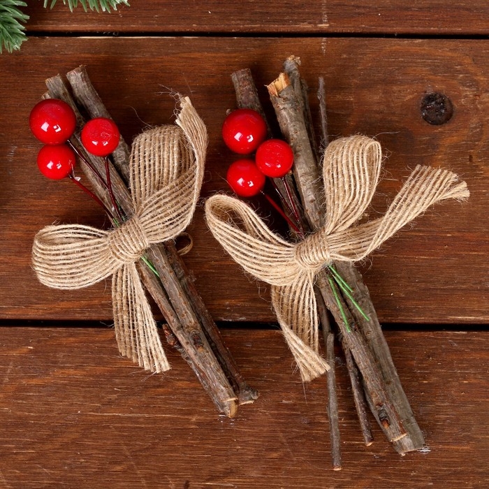 Набор декора «Веточки», 12 см Набор декора «Веточки», 12 см