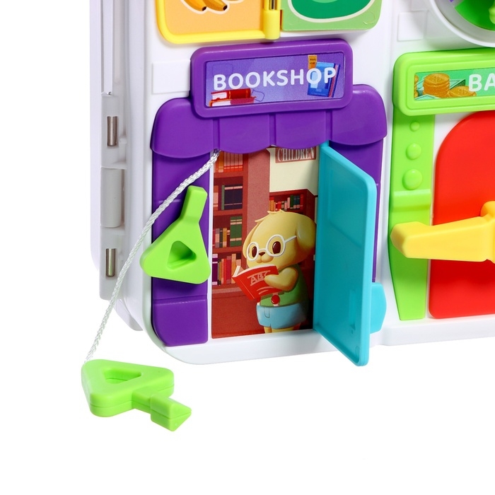 Развивающая игрушка детская «Бизиборд. Мишкин домик» Развивающая игрушка детская «Бизиборд. Мишкин домик»