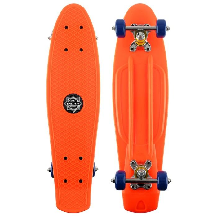 Скейтборд ONLITOP, 56x15 см, колёса PVC 50 мм, ABEC 7, алюминиевая рама, цвет МИКС Скейтборд ONLITOP, 56x15 см, колёса PVC 50 мм, ABEC 7, алюминиевая рама, цвет МИКС