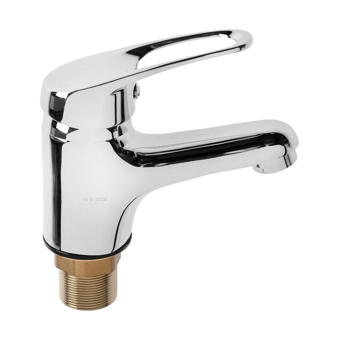 Смеситель для раковины  Смеситель для раковины "ЦС-СМ" ЭП400804, однорычажный, на шпильке, хром